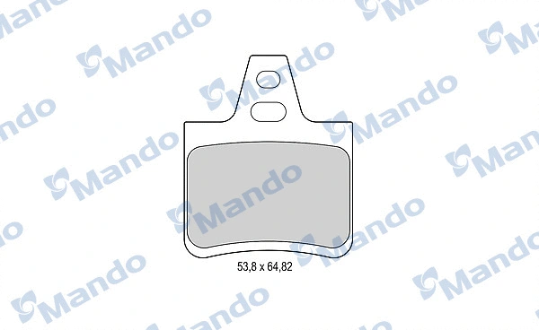 Brake Pad Set, disc brake (MBF015090)