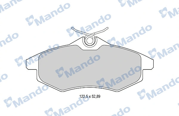 Brake Pad Set, disc brake (MBF015170)