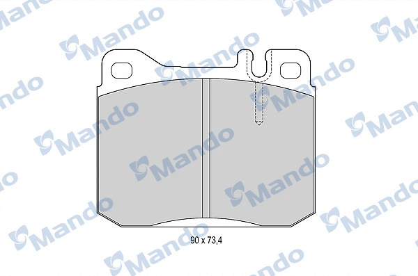 Brake Pad Set, disc brake (MBF015058)