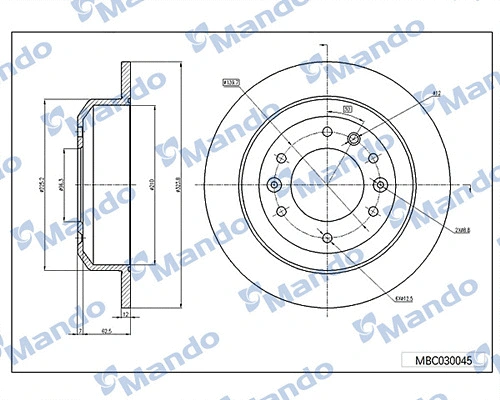 Brake Disc (MBC030045)