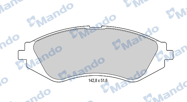 Brake Pad Set, disc brake (MBF015331)
