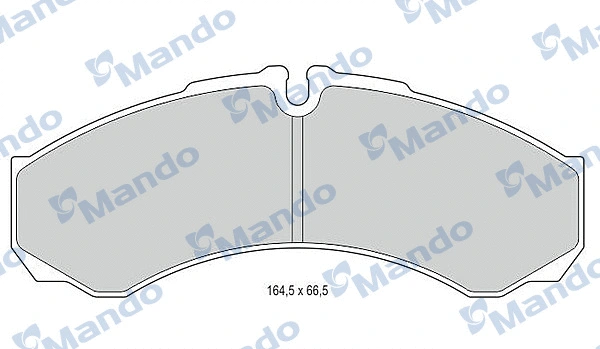 Brake Pad Set, disc brake (MBF015562)