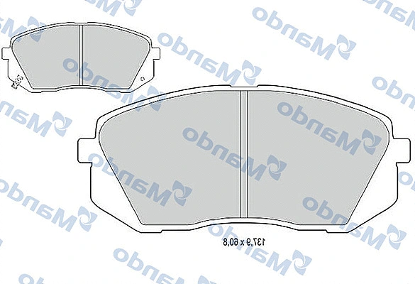 Brake Pad Set, disc brake (MBF015235)