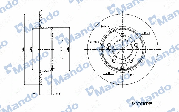 Brake Disc (MBC030055)