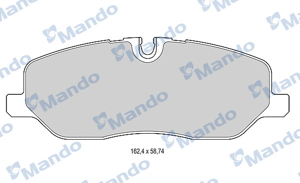 Brake Pad Set, disc brake (MBF015601)