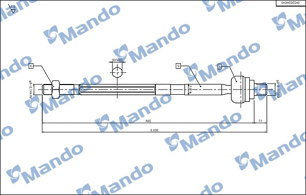 Inner Tie Rod (DSA020277)