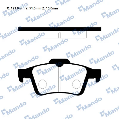 Brake Pad Set, disc brake (RMPF14)