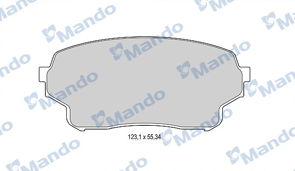 Brake Pad Set, disc brake (MBF015842)