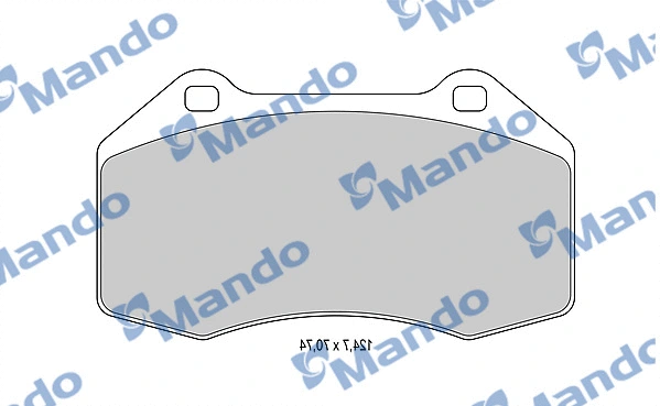 Brake Pad Set, disc brake (MBF015359)