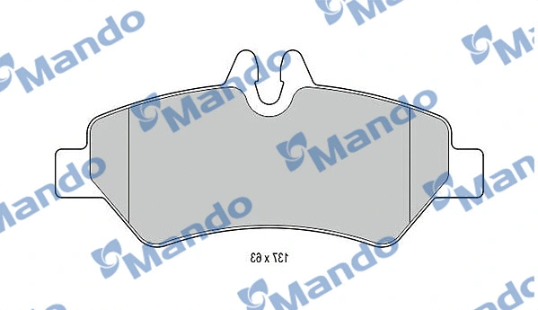 Brake Pad Set, disc brake (MBF015032)