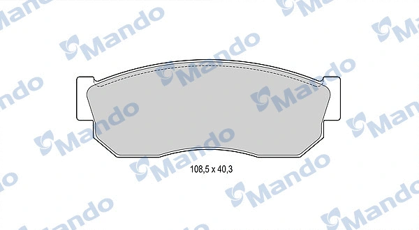 Brake Pad Set, disc brake (MBF015816)
