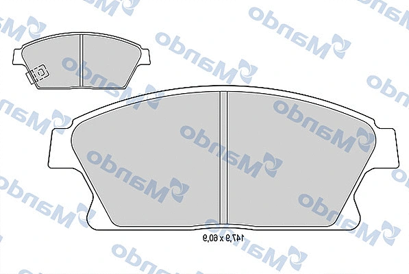 Brake Pad Set, disc brake (MBF015334)