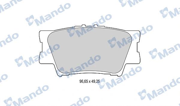 Brake Pad Set, disc brake (MBF015876)
