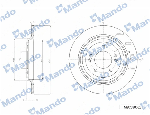 Brake Disc (MBC030061)