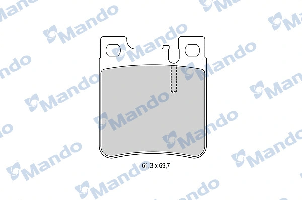 Brake Pad Set, disc brake (MBF015655)