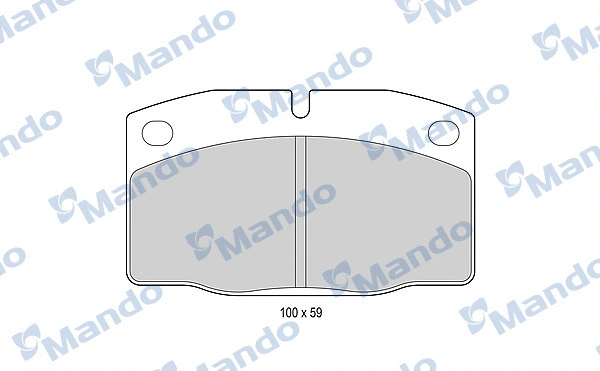 Brake Pad Set, disc brake (MBF015067)