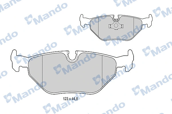 Brake Pad Set, disc brake (MBF015399)