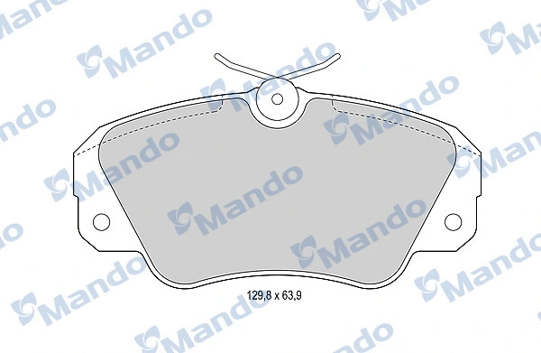 Brake Pad Set, disc brake (MBF015756)