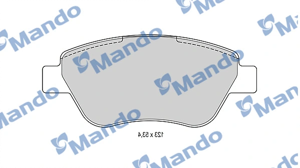 Brake Pad Set, disc brake (MBF015167)