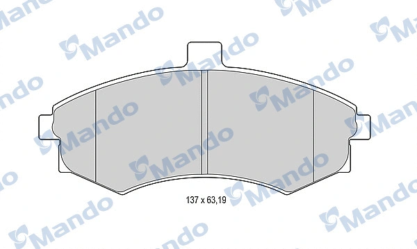 Brake Pad Set, disc brake (MBF015313)