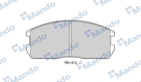 Brake Pad Set, disc brake (MBF015704)
