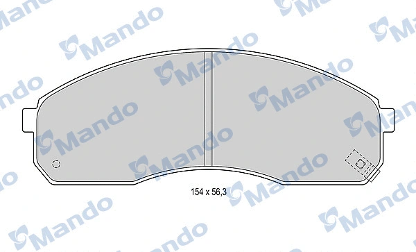 Brake Pad Set, disc brake (MBF015319)
