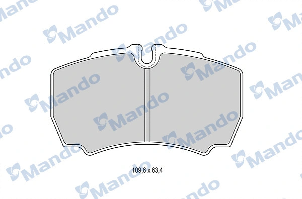 Brake Pad Set, disc brake (MBF015050)