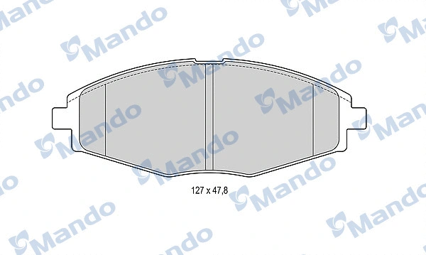 Brake Pad Set, disc brake (MBF015329)