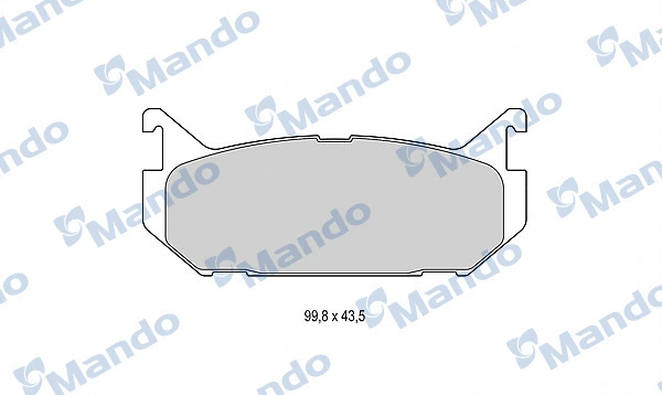 Brake Pad Set, disc brake (MBF015625)