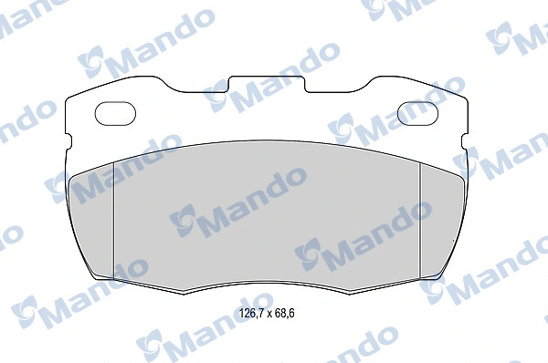 Brake Pad Set, disc brake (MBF015007)