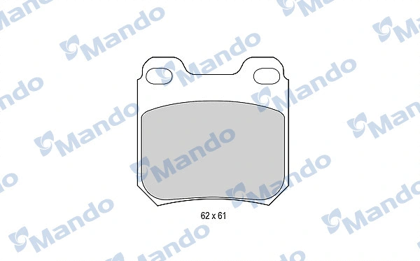 Brake Pad Set, disc brake (MBF015081)