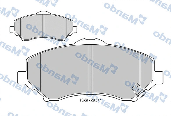 Brake Pad Set, disc brake (MBF015453)
