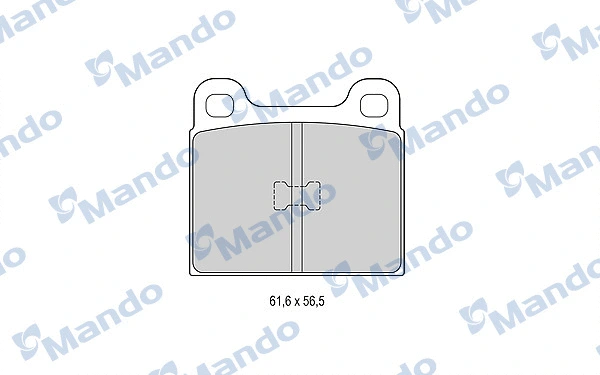 Brake Pad Set, disc brake (MBF015057)