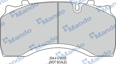 Brake Pad Set, disc brake (MBF016105)