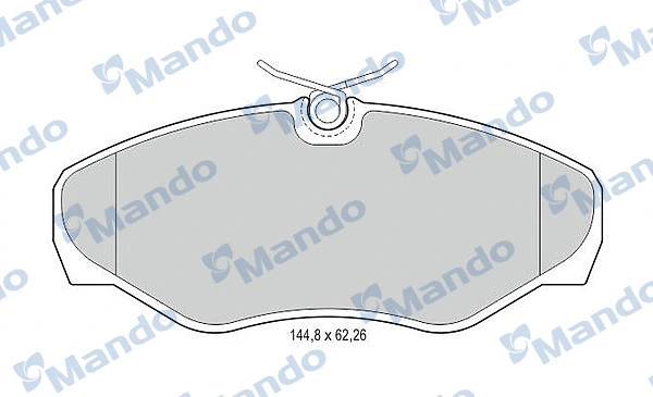 Brake Pad Set, disc brake (MBF015021)