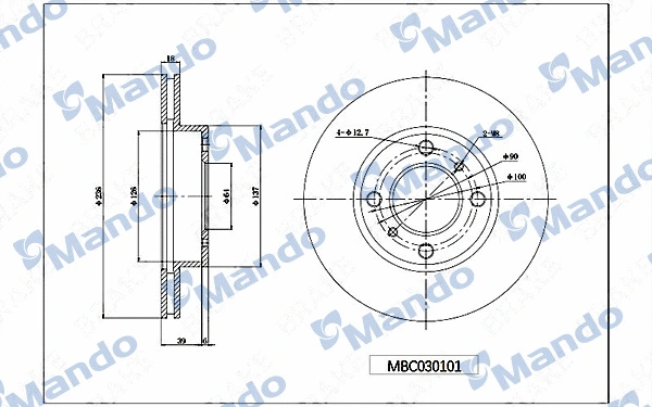 Brake Disc (MBC030101)