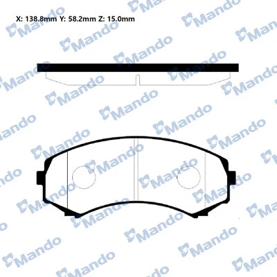 Brake Pad Set, disc brake (RMPA09)
