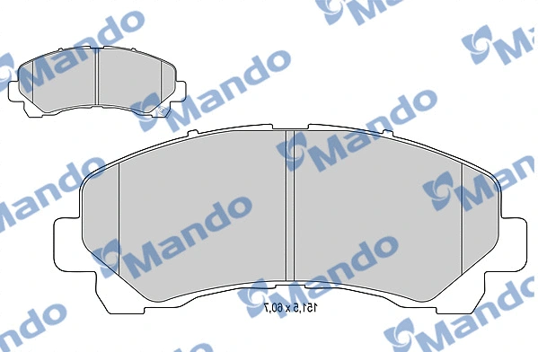 Brake Pad Set, disc brake (MBF015558)