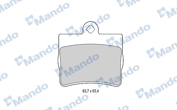 Brake Pad Set, disc brake (MBF015990)