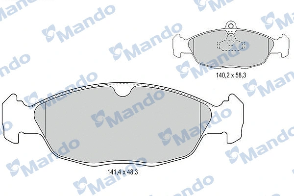 Brake Pad Set, disc brake (MBF015094)