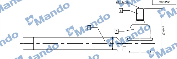 Tie Rod End (DSA020622)