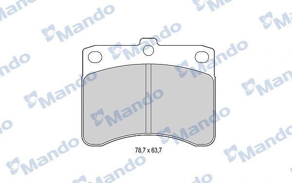 Brake Pad Set, disc brake (MBF015485)