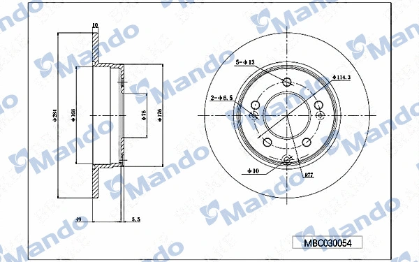 Brake Disc (MBC030054)