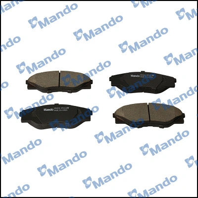 Brake Pad Set, disc brake (MPT23NS)