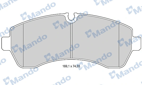 Brake Pad Set, disc brake (MBF015031)