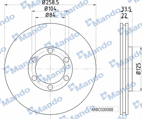 Brake Disc (MBC030088)