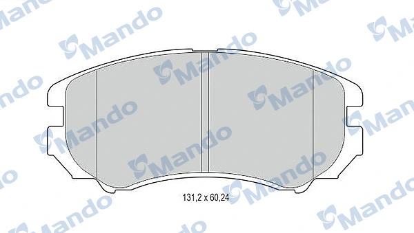 Brake Pad Set, disc brake (MBF015308)