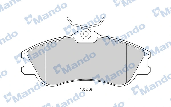 Brake Pad Set, disc brake (MBF015188)