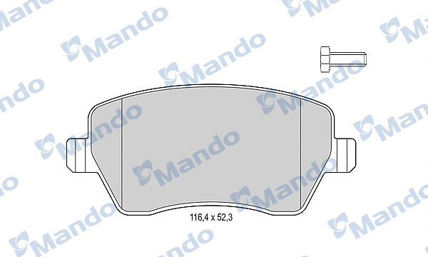 Brake Pad Set, disc brake (MBF015179)