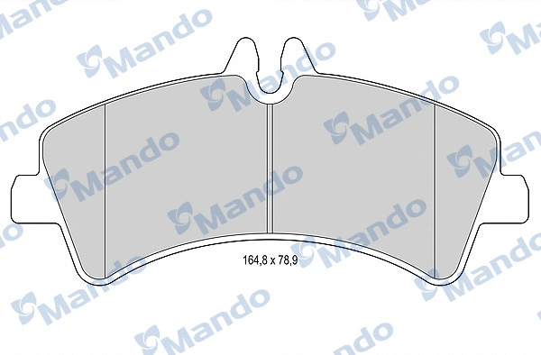 Brake Pad Set, disc brake (MBF015040)